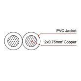 LK Electronic SC531 Спикерный кабель, 2х0,75 мм2