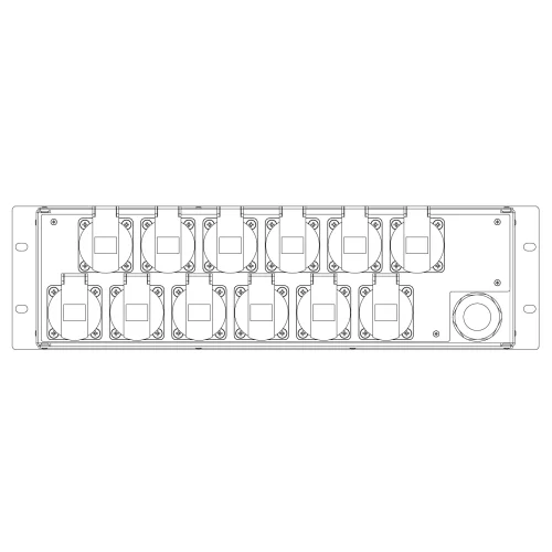 Lux Stage LSDR-123ESH Диммер рэковый 12 каналов.Выход через разъемы Schuko