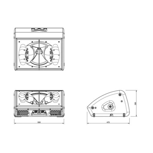 Martin Audio XE300 Пассивный сценический монитор, 430 Вт., 12"