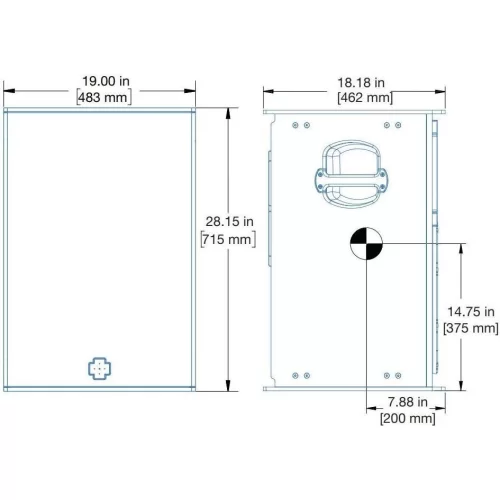 Meyer Sound UPQ-D1 Активная АС, 2250 Вт., 15"+4"