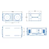 Meyer Sound VLFC Активный сабвуфер, 5600 Вт., 2x18"