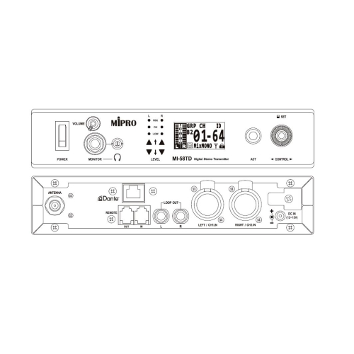 Mipro MI-58TD Цифровой стерео передатчик ISM