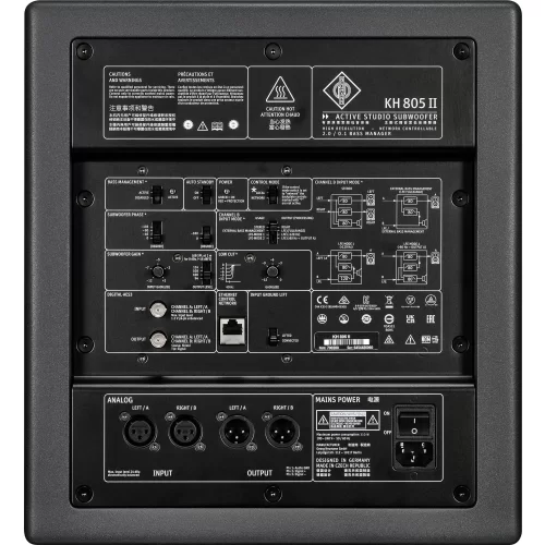 Neumann KH 805 II Студийный сабвуфер, 222 Вт., 10"