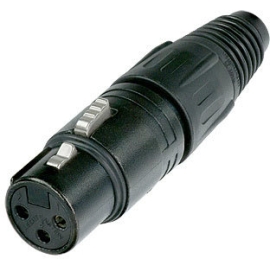 Neutrik NC3FX-B-D Разъем XLR female кабельный