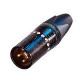 Neutrik NC3MXX-B-CRYSTAL Разъем XLR3-контактный,тип: папа