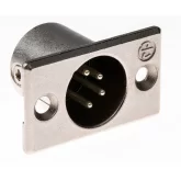 Neutrik NC4MP Панельный разъем XLR male 4 контакта