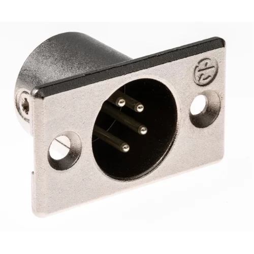 Neutrik NC4MP Панельный разъем XLR male 4 контакта