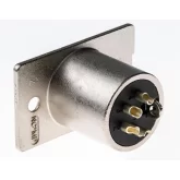 Neutrik NC4MP Панельный разъем XLR male 4 контакта