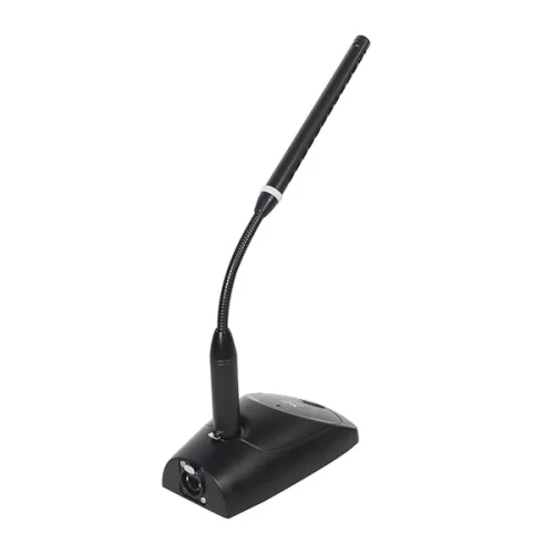 Nevod DMIC-450PoE Настольный микрофон с кнопкой управления и световой индикацией, AES67, PoE