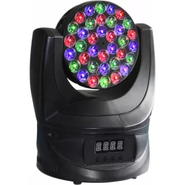 PR Lighting XLED 336 Вращающаяся голова, 36х3 Вт., RGB