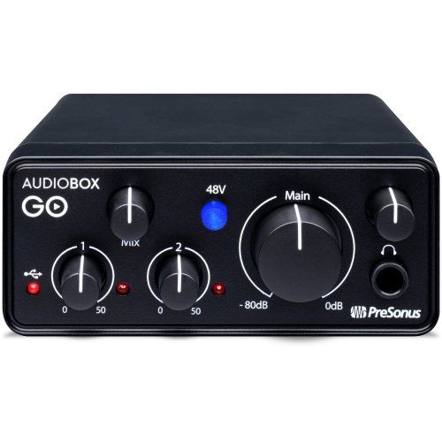 PreSonus AudioBox GO Аудиоинтерфейс USB, 2x2