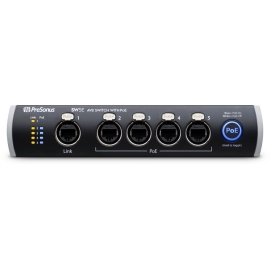 PreSonus SW5E AVB-коммутатор, 5 портов, 4 порта с функцией PoE