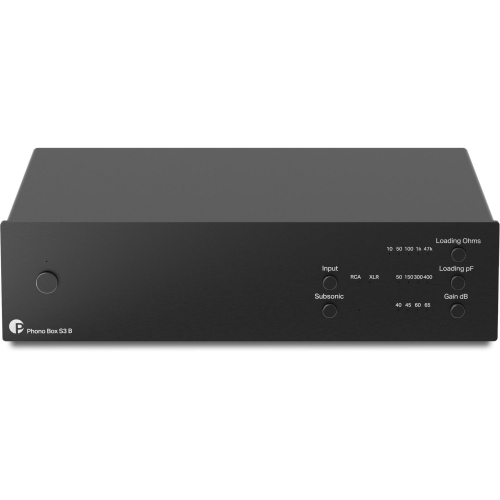 Pro-Ject Phono Box S3 B Black Фонокорректор