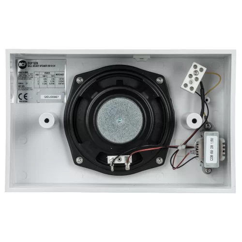 RCF DUP 5EN Настенная АС, 1,5/3/6 Вт., 5,5", EN54