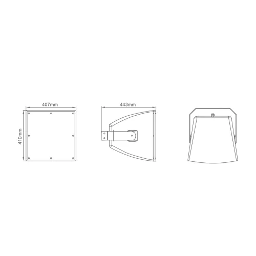 RFIntell MQ-12CP Всепогодная АС, 12", 300 Вт., IP 56