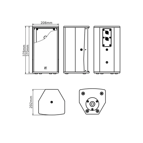 RFIntell TX6 Пассивная АС, 6,5", 250 Вт.