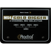 Radial Gold Digger 4-канальный микрофонный селектор