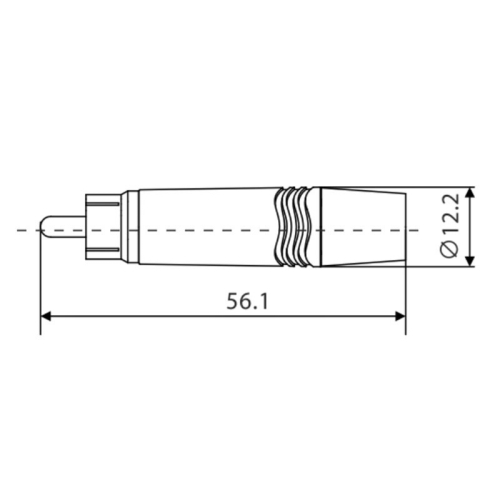 Roxtone P2BG (set) Набор из 2-х разъемов  RCA