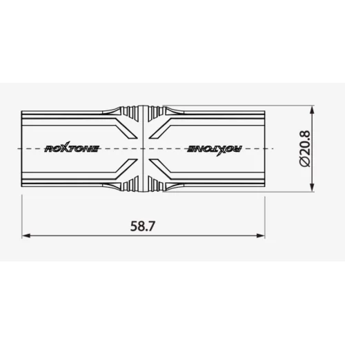 Roxtone RA5XMM-B Переходник с 5-ти контактного XLR папа на 5-х контактный XLR папа