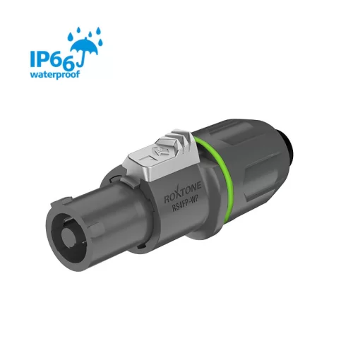 Roxtone RS4FP-WP-Green Разъем Speakon, 4-контактный, "мама", IP66