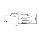 Roxtone RS4FP-WP-Red Разъем кабельный Speakon, IP66