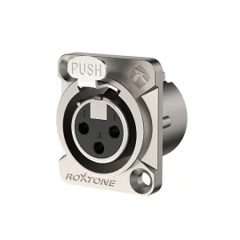 Roxtone RX3FDHD-NT Разъем XLR панельный мама 3-х контактный