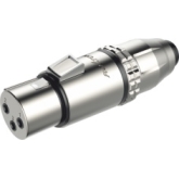 Roxtone RX3FWP-NG Разъем XLR - мама, 3-х контактный,IP 67