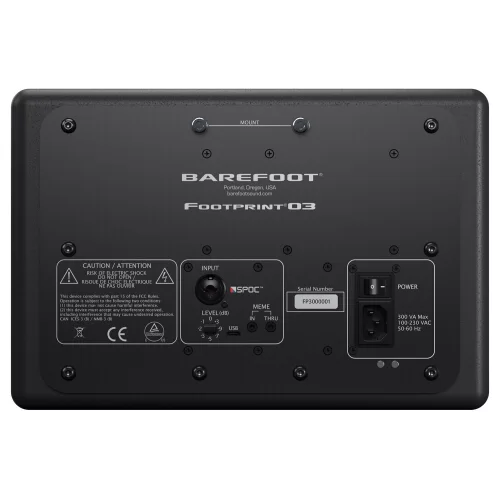 Barefoot Sound Footprint 03 Студийные мониторы, 260 Вт., 6,5"+3,5"+1", пара