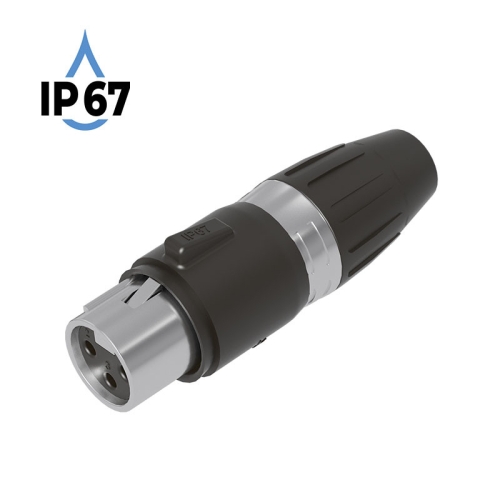 Seetronic SCWF3-67 Разъем кабельный XLR 3-pin, IP67