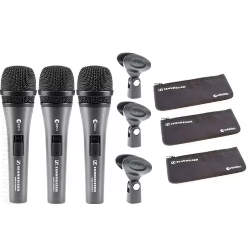 Sennheiser 3-PACK E 835-S Комплект из трех микрофонов