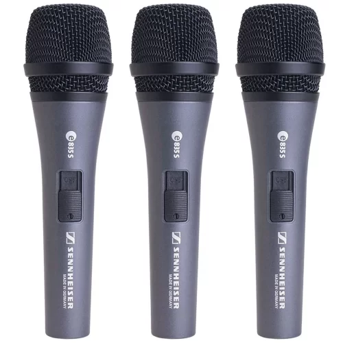 Sennheiser 3-PACK E 835-S Комплект из трех микрофонов