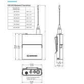 Sennheiser EW-D SK Поясной передатчик системы Evolution Wireless Digital