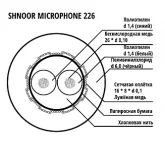 Shnoor 226BLK-100m Кабель микрофонный, 2x0,26 мм2