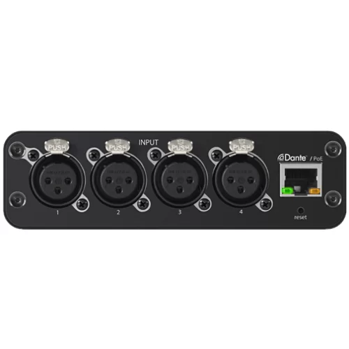 Shure ANI4IN-XLR Аудиоинтерфейс Dante, 4x0