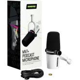 Shure MV7+-W Студийный динамический микрофон