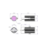 Silver Star SS5231XHE M00NLITE 150 HEX Заливной светильник,1x150 Вт - RGBALС