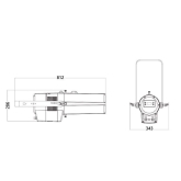 Silver Star SS857SCT ECLIPSE 750 IP Профильный прожектор, 250 Вт, 5600К, Zoom 15-30, IP65