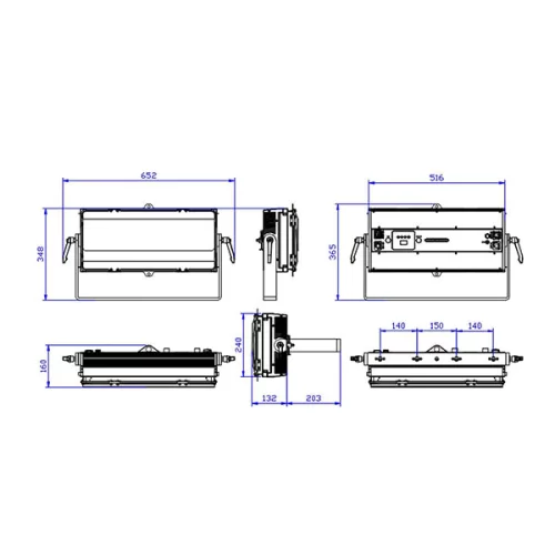 Silver Star SS2361 TCM E-LITE Заливной всепогодный светильник, 440 Вт., IP65