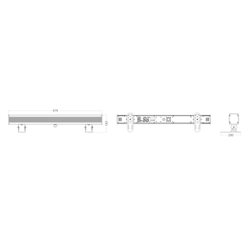 Silver Star SS360XCE PixiCYC/EZ 12 Светодиодный архитектурный LED BAR,12 х 10 Вт., RGBW