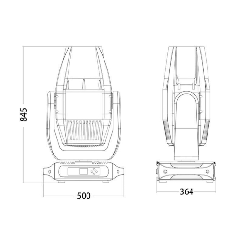 Silver Star SS680SCM NEPTUNE 1500 PROFILE Вращающаяся голова Spot, 1000 Вт.