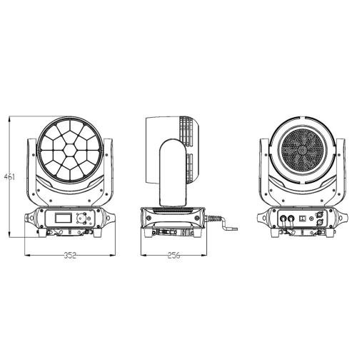 Silver Star SS9391XLE PLUTO8000WBX Вращающаяся голова WASH, 19х40 Вт.