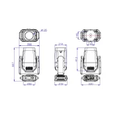 Silver Star SS9462SCM NH1-X Вращающаяся голова BSW, 350 Вт., CMY+CTO, IP66