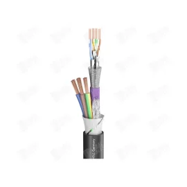 Sommer Cable 500-0151-1 Комбинированный кабель (CAT7 + питание), 3х2,5мм2+4х2х0,48мм2