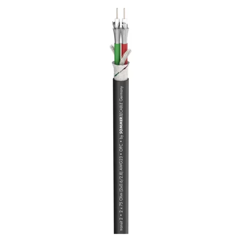 Sommer Cable 600-0851-02F Многоканальный коаксиальный кабель, 2х1х0,6 мм2