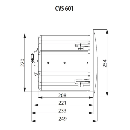 Tannoy CVS 601 X Потолочный громкоговоритель, 100Вт - 8Ом, 70В/100В - 30/15/7.5/3.8 Вт., 6,5"+0,79"