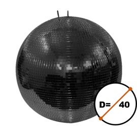 Stage4 Mirror Ball 40B Зеркальный шар, диаметр 40 см, черный