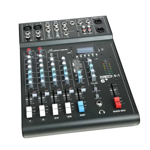 Studiomaster Club XS6+ Микшерный пульт, DSP, MP3, Bluetooth