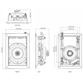 Tannoy IW 4DC-WH Встраиваемая АС,НЧ4 дюймов+ВЧ0.75 дюймов,60/120/240Вт