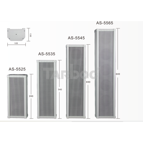 Tarboc AS-5565 Всепогодная звуковая колонна, 65 Вт., 5х5"
