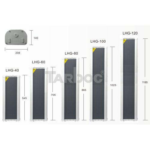 Tarboc LHG-120 Всепогодная звуковая колонна, 120 Вт., 6х6"